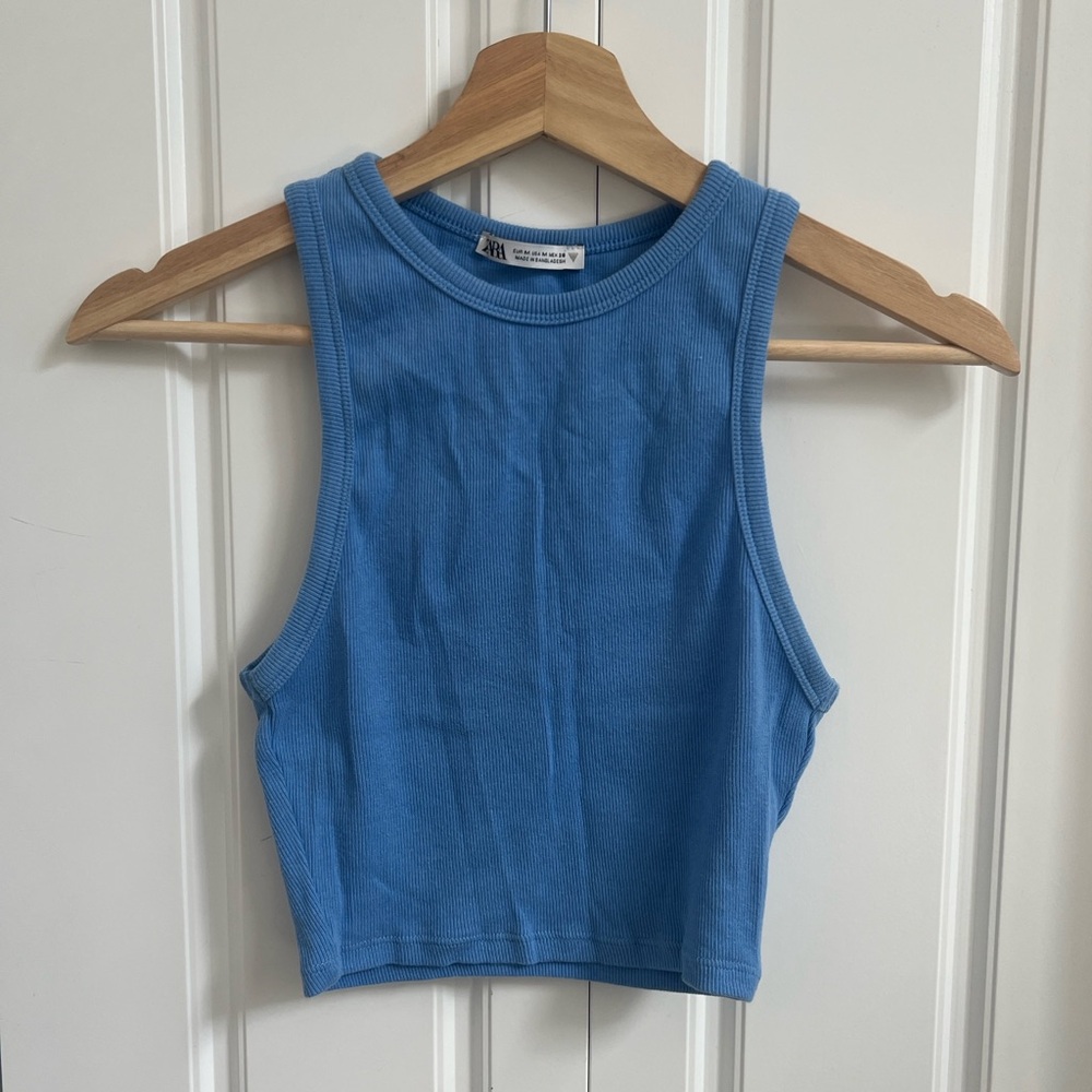 Zara Blue Tank Top